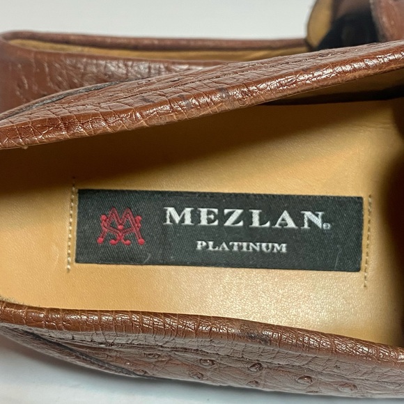 MEZLAN “Platinum” Genuine Ostrich Loafers main image 5